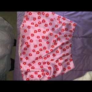 Princess prolly silk skirt with flowers